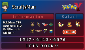 Tarjeta de scraftyman