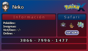 Tarjeta de neko1990neko