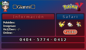 Tarjeta de HadesGian